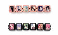 Pink and black bracelet